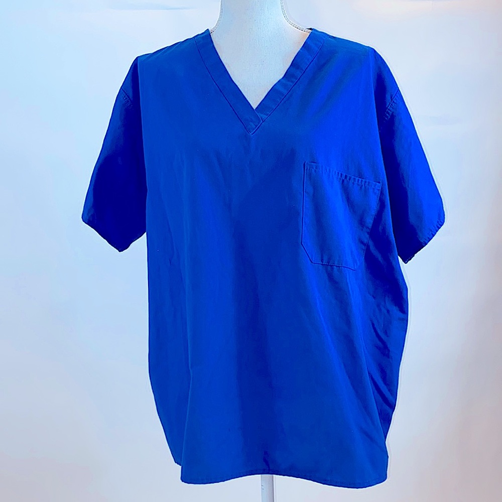 Gem blue 2XL scrubs medical shirt